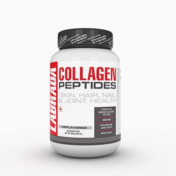 Labrada Marine Collagen Peptides, Unflavored, 300 g