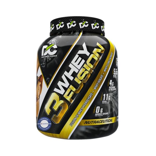 DOCTOR CHOICE 3 WHEY FUSION 2KG (CHOCOLATE)