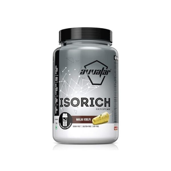 AVVATAR ISORICH WHEY1Kg Malai Kulfi Flavour